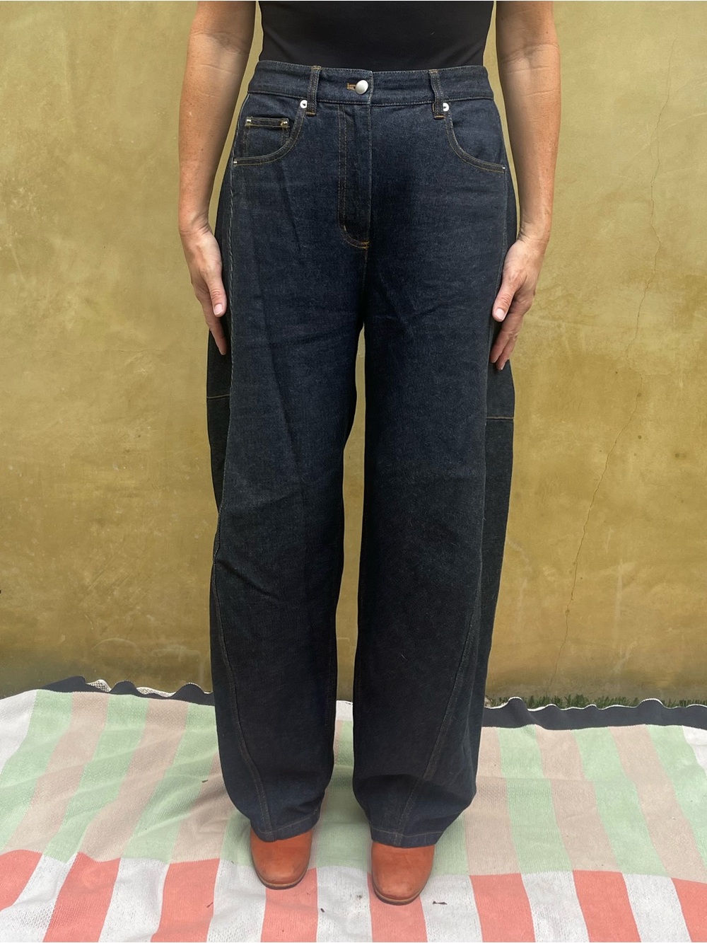 Tibi Sid Jeans in Dark Indigo